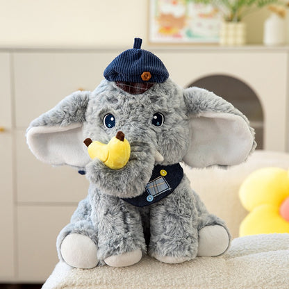 Elephant Fruit Snack Buddy Plush