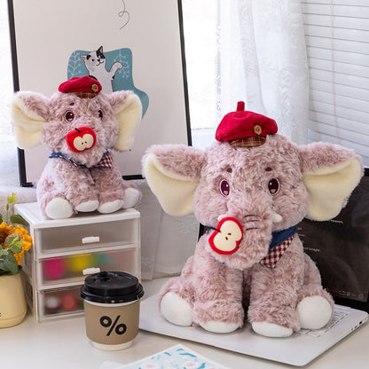 Elephant Fruit Snack Buddy Plush
