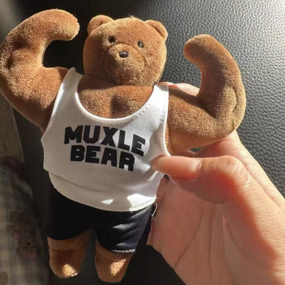 Muscle Bear Gym Bag Charm