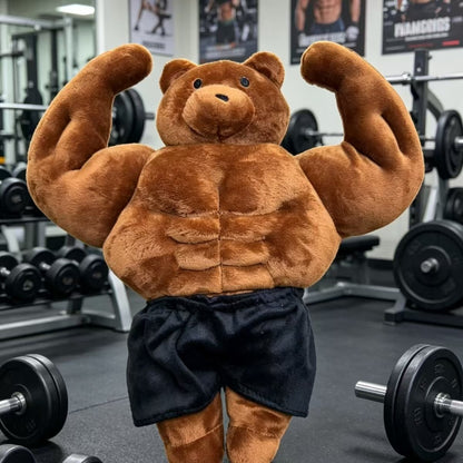 Muscle Bear Gym Bag Charm