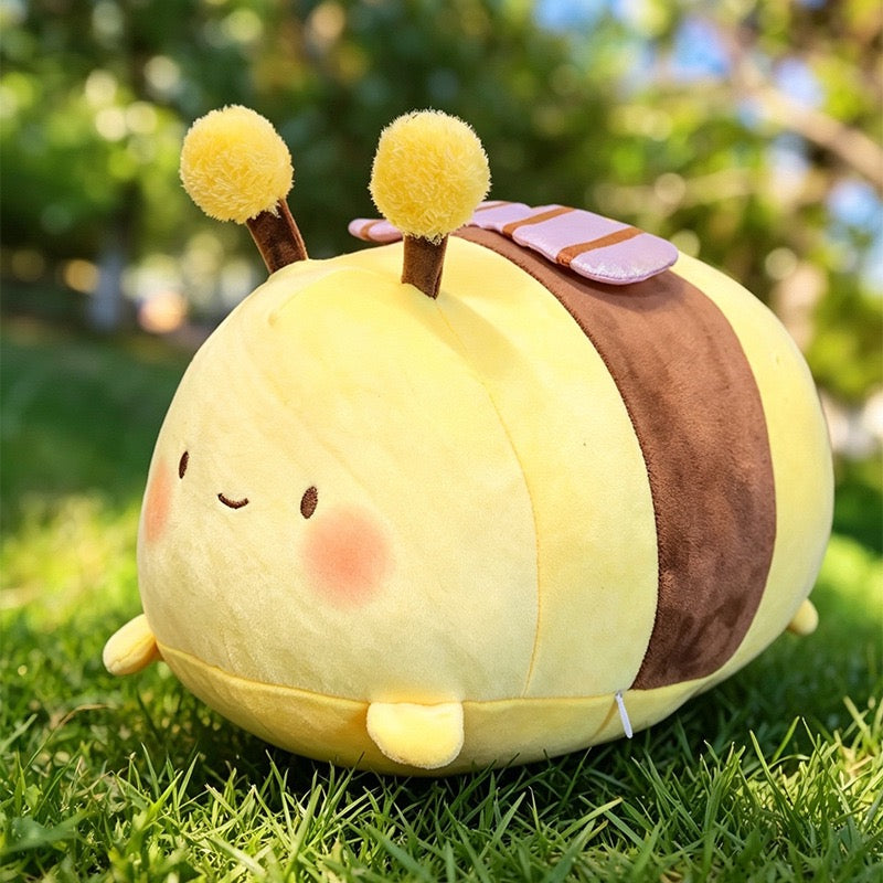 Cute Sleepy Bee Cuddle Plush