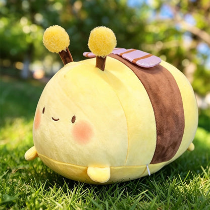 Cute Sleepy Bee Cuddle Plush