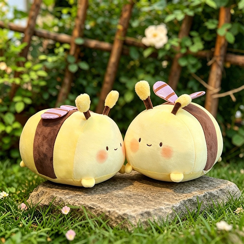 Cute Sleepy Bee Cuddle Plush