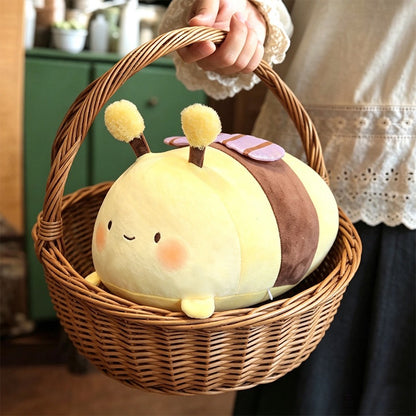 Cute Sleepy Bee Cuddle Plush