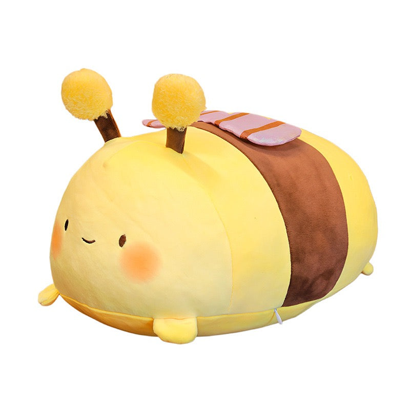 Cute Sleepy Bee Cuddle Plush