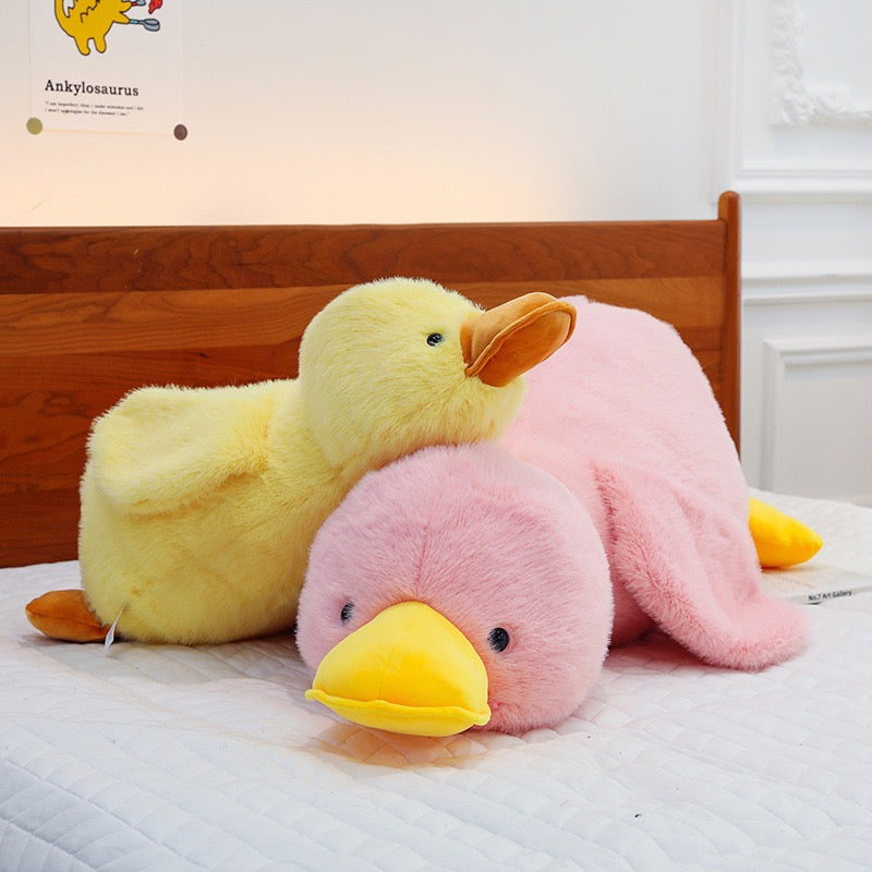 Sleepy Duck and Goose Cuddle Plush