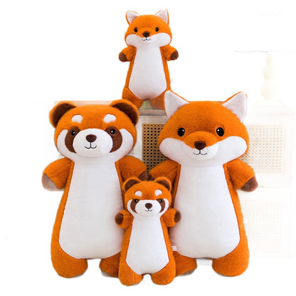 Raccoon and Fox Comfort Cuddle Plush