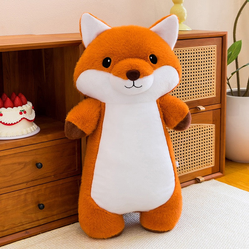 Raccoon and Fox Comfort Cuddle Plush