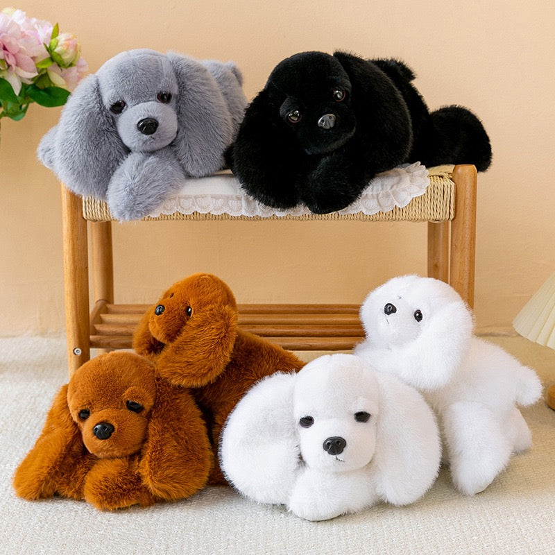 Sleepy Teddy Pup Cuddle Plush