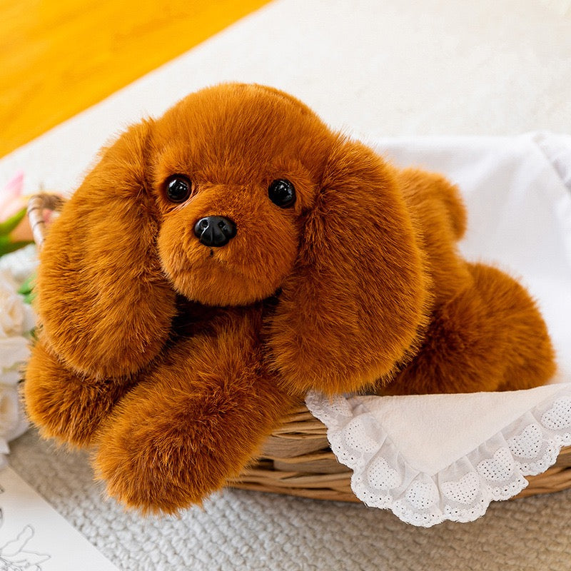 Sleepy Teddy Pup Cuddle Plush