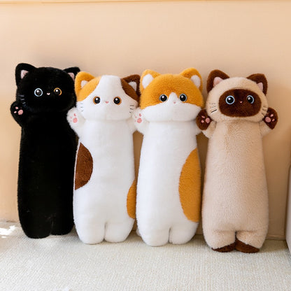 Stretchy Sleepy Kitty Cuddle Pillow