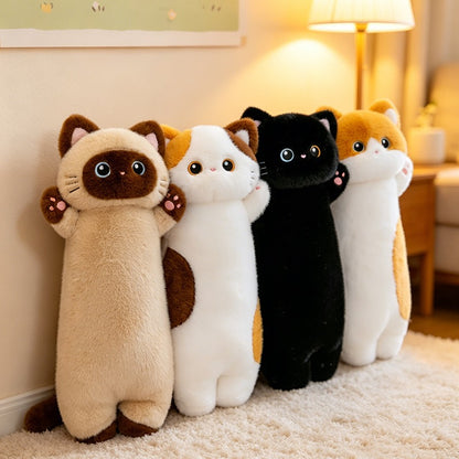 Stretchy Sleepy Kitty Cuddle Pillow
