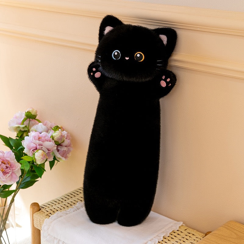 Stretchy Sleepy Kitty Cuddle Pillow