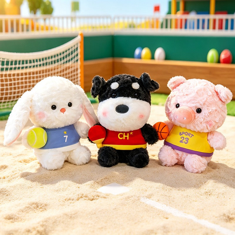 Sporty Animal Athlete Plush
