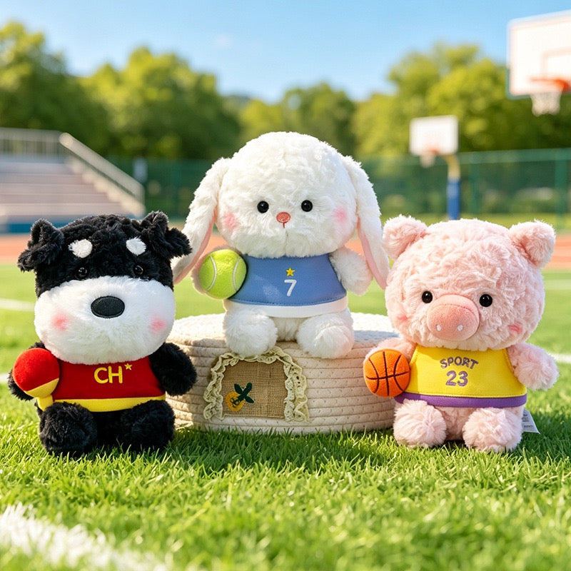 Sporty Animal Athlete Plush