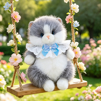 Realistic Ragdoll Kitty Cuddle Plush