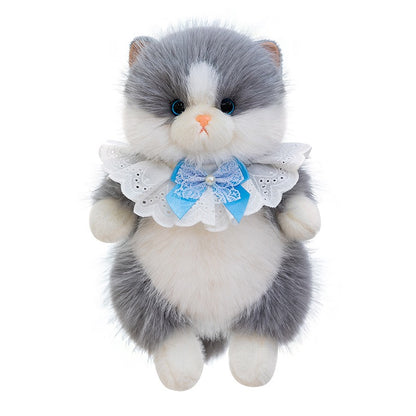 Realistic Ragdoll Kitty Cuddle Plush