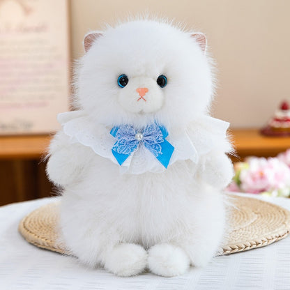 Realistic Ragdoll Kitty Cuddle Plush