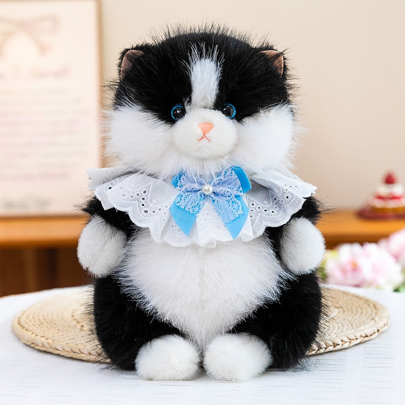 Realistic Ragdoll Kitty Cuddle Plush