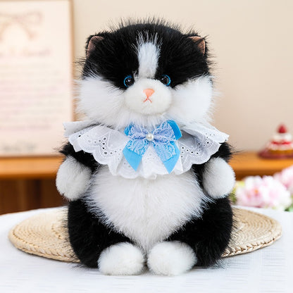 Realistic Ragdoll Kitty Cuddle Plush