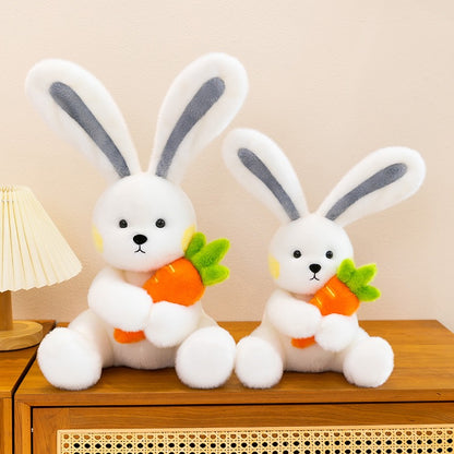 Long-Eared Carrot Bunny Cuddle Plush