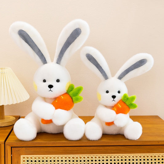 Long-Eared Carrot Bunny Cuddle Plush