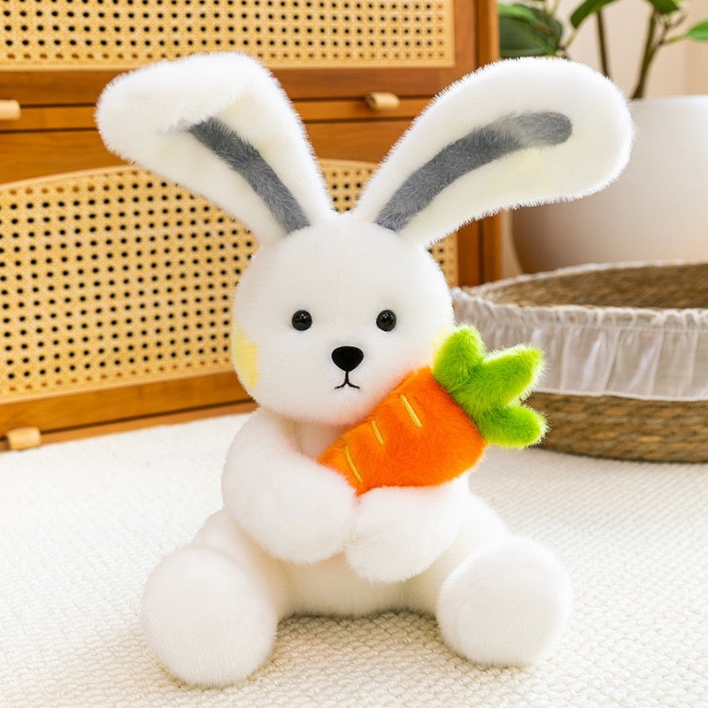 Long-Eared Carrot Bunny Cuddle Plush
