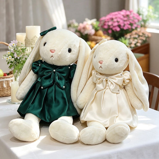 Long-Eared Tulle Dress Bunny Plush