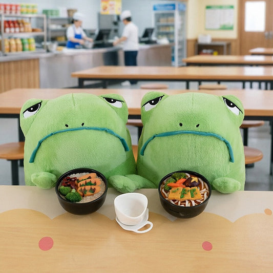 Overworked Frog Worker Plush