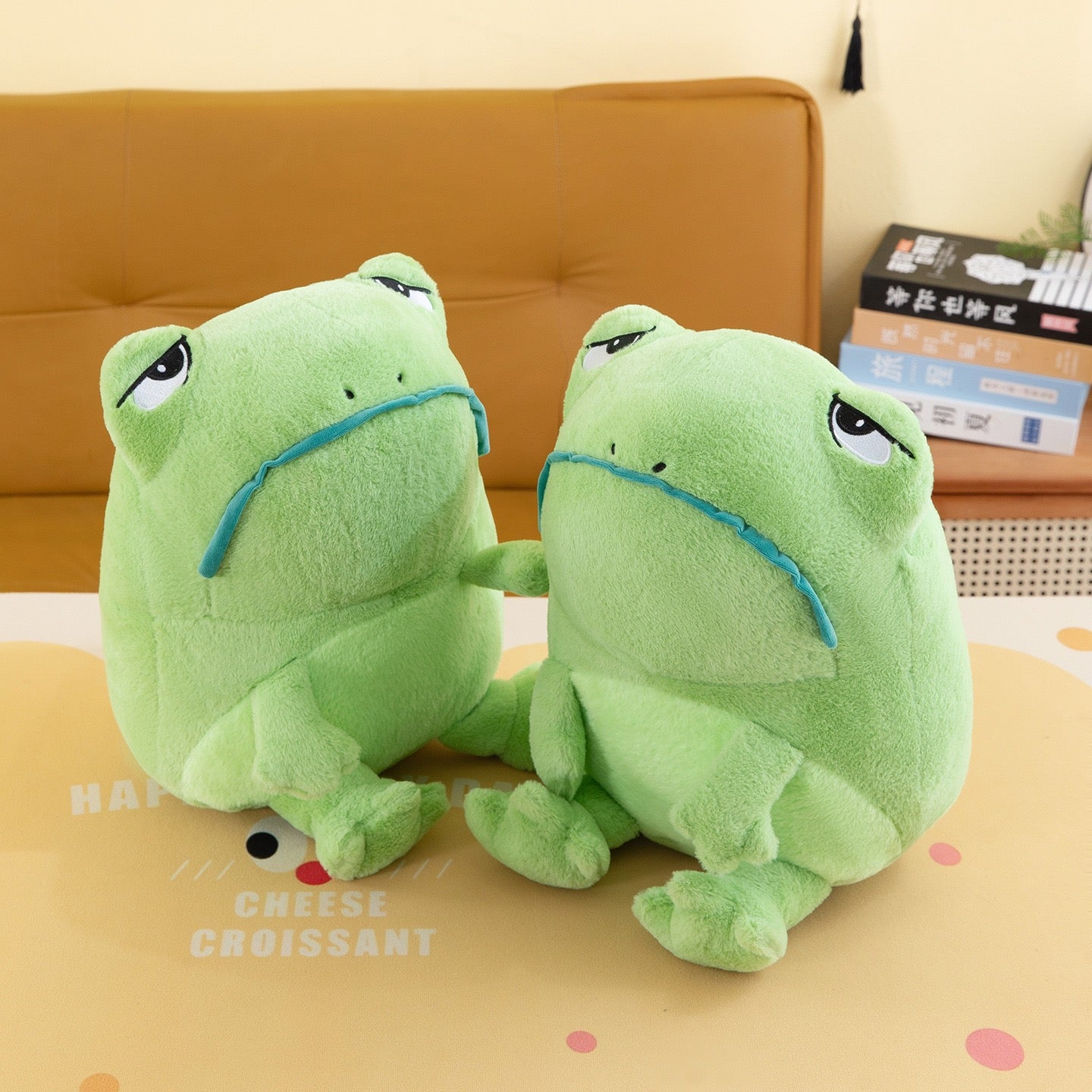 Overworked Frog Worker Plush