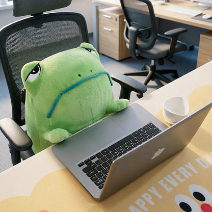 Overworked Frog Worker Plush