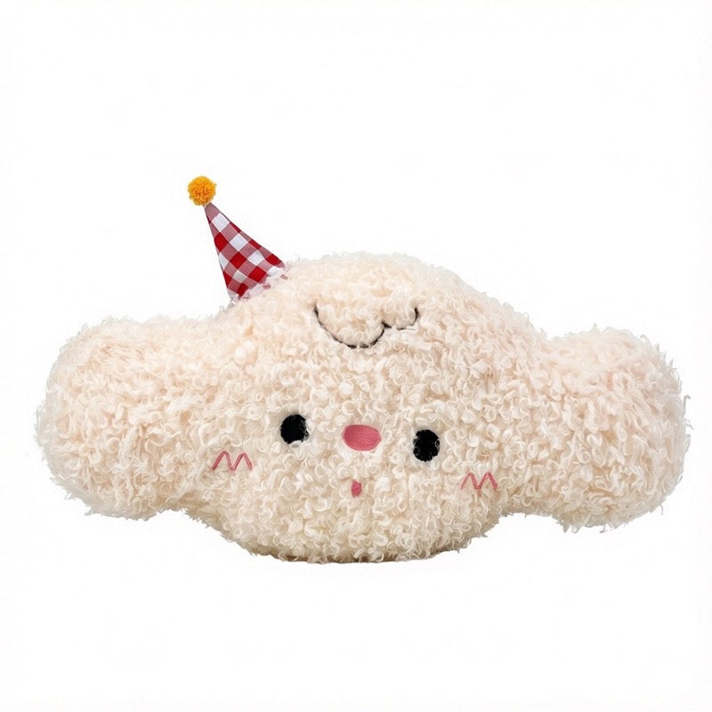 Soft Teddy Pup Sofa Cushion