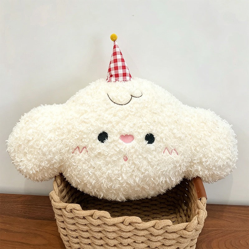 Soft Teddy Pup Sofa Cushion