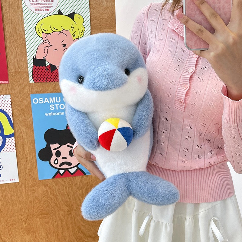 Cute Seal and Dolphin Cuddle Plush