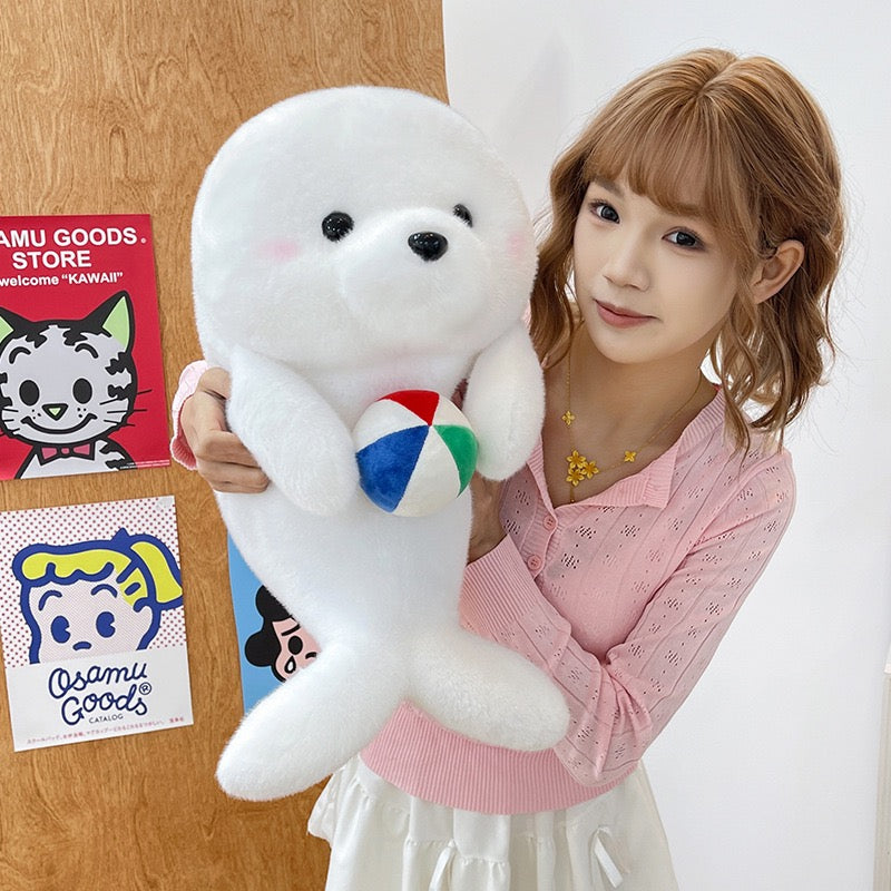 Cute Seal and Dolphin Cuddle Plush