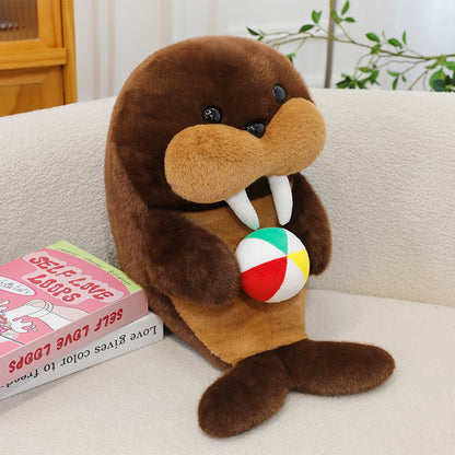 Cute Seal and Dolphin Cuddle Plush