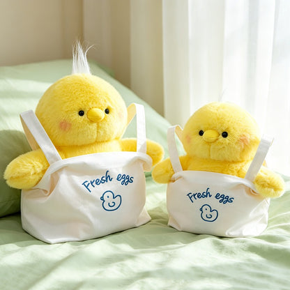 Chubby Eggshell Chick Cuddle Plush