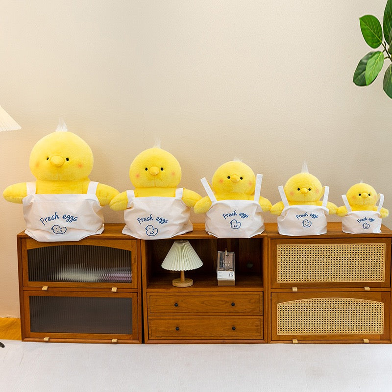 Chubby Eggshell Chick Cuddle Plush