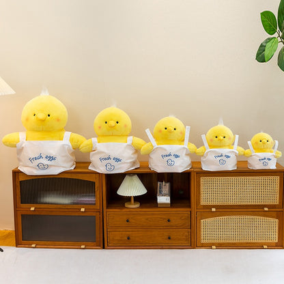 Chubby Eggshell Chick Cuddle Plush