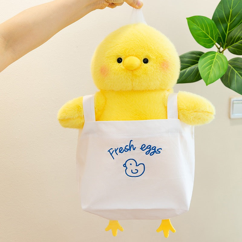 Chubby Eggshell Chick Cuddle Plush