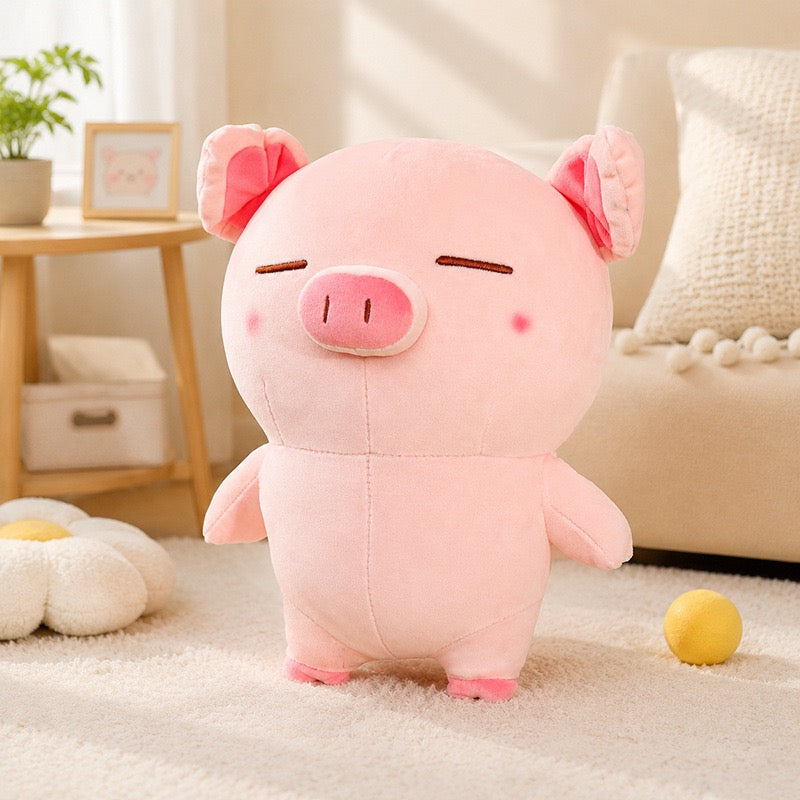 Standing Piggy Plush Cuddle Doll
