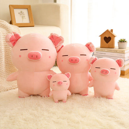 Standing Piggy Plush Cuddle Doll