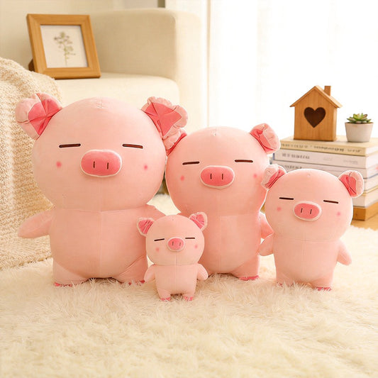 Standing Piggy Plush Cuddle Doll