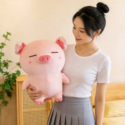 Standing Piggy Plush Cuddle Doll