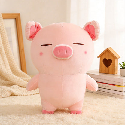 Standing Piggy Plush Cuddle Doll