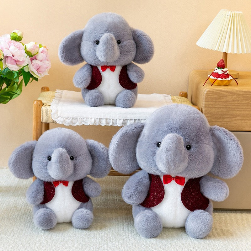 Gentleman Bow Tie Elephant Plush