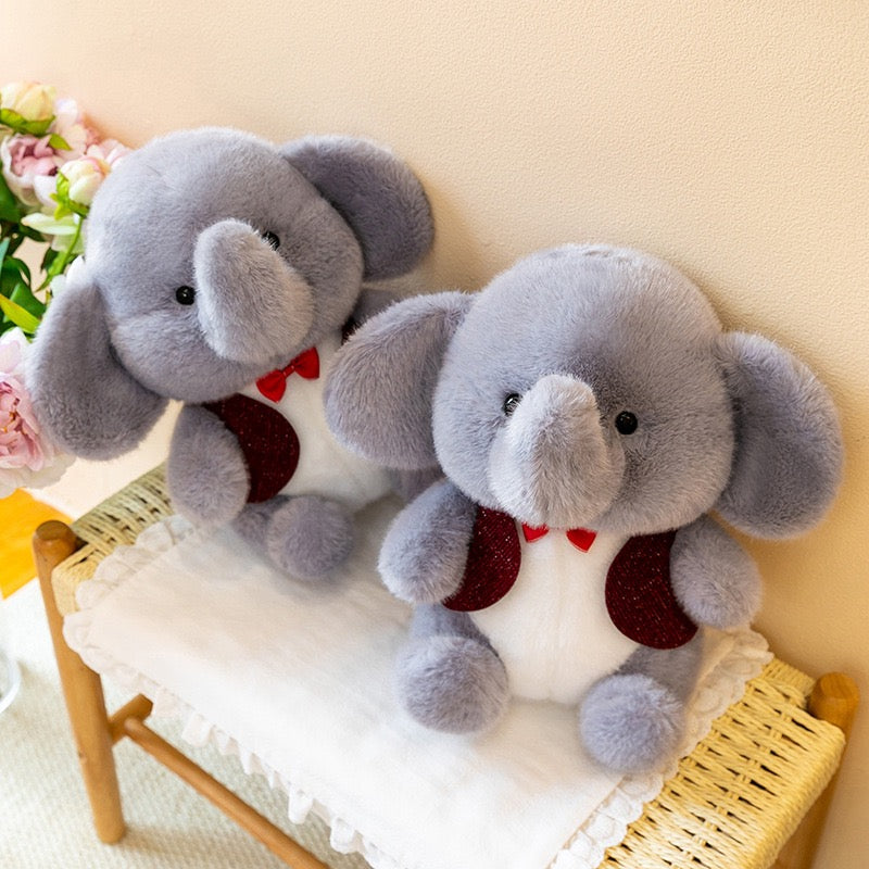 Gentleman Bow Tie Elephant Plush