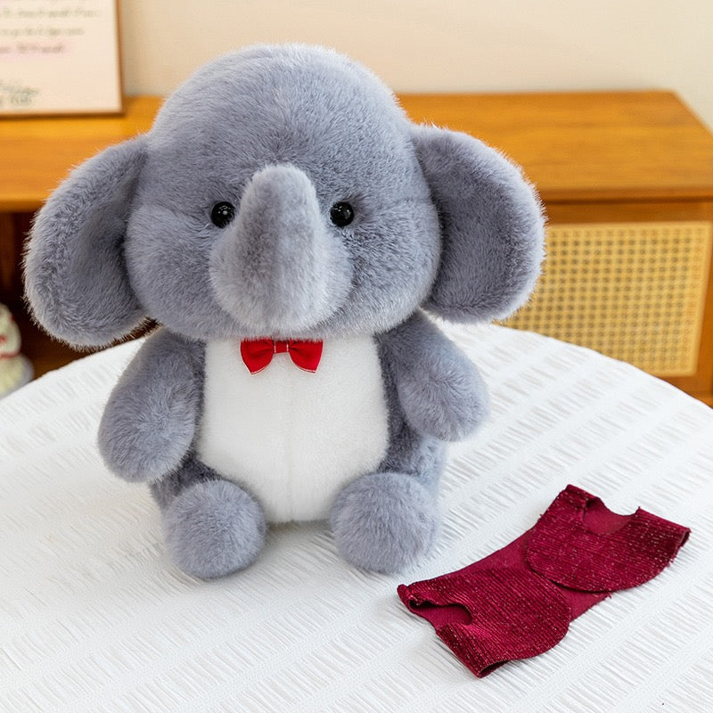 Gentleman Bow Tie Elephant Plush