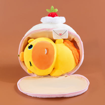 Plush Swiss Roll Cake Crossbody Bag