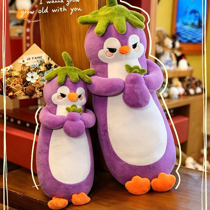 Aubergine Penguin Cuddle Plush